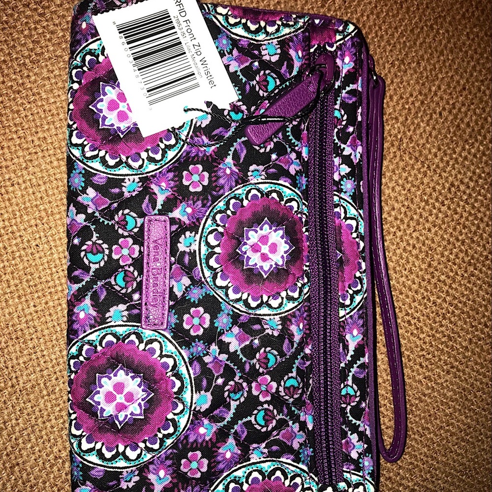 Vera Bradley wallet with wristband